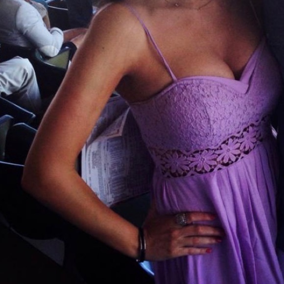 Millau high-low lavender dress - Picture 2 of 3